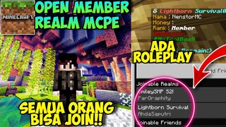 AYO JOIN!! Open Member Realms MCPE 1.17 | Ada RolePlay dan Banyak youtuber mcpe!! | Realm minecraft
