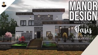 LifeAfter: SINGLE MANOR - Oasis Modern Style | Manor Design | Tutorial