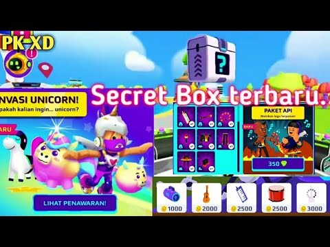 Lokasi Secret Box terbaru dan Alat musik keren di PK XD Update terbaru