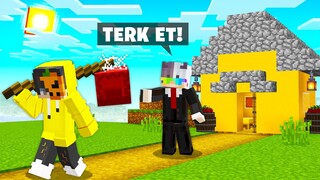 BAŞKAN AHMET TARAFINDAN EVİMDEN ATILDIM! - Minecraft Ahtapot Adası