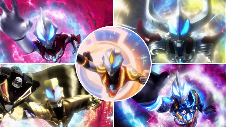 Ultraman Geed All Transformations (Geed primitive - Galaxy rising)