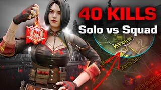 40 KILLS SOLO VS SQUAD Full GAMEPLAY CODM