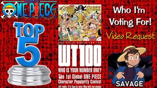 One Piece Global Top 100 Popularity Poll (My Picks) | Video Request