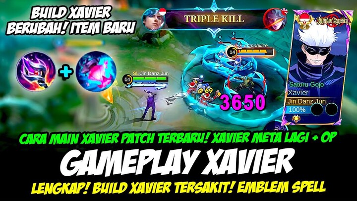 BUILD XAVIER ITEM BARU❗CARA MAIN XAVIER PATCH TERBARU❗COMBO XAVIER TERSAKIT 2024❗GAMEPLAY XAVIER JJK