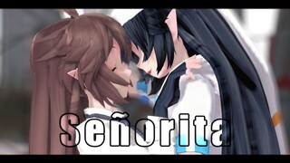 【凹凸世界MMD】我喜欢你称我为"我的小姐"时的样子【雷安/性转】