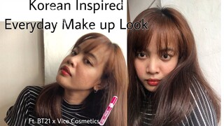 Korean Inspired Everyday Make up Look using BT21 x Vice Cosmetics | Philippines