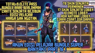 AKUN SUPER MURAH CUMAN 200 RIBU BISA NEGO | JUAL AKUN FREE FIRE PART 16