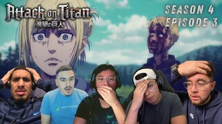 Attack on Titan Season 4 Episode 3 Reaction and Recap!