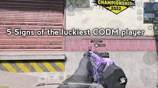 5 Signs of a one in million lucky player in CODM