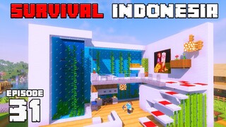 MEMBUAT AQUARIUM RAKSASA - Minecraft Survival Indonesia (Eps.31)