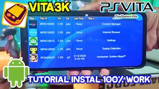 TUTORIAL INSTAL VTA3K PS VITA EMULATOR ANDROID