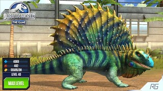 EDAPHOSAURUS MAX LEVEL 40 NEW CARNIVORE. Feeding, PVP Battle | Jurassic World The Game