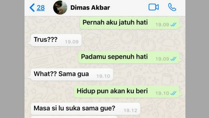PRANK TEXT PAKE LAGU MAHEN - PURA PURA LUPA | DIA SAMPE BIKIN STATUS BINGUNG SAMA PERASAANNYA