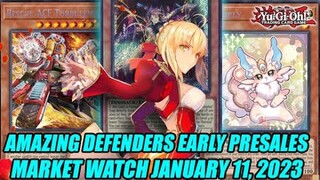 Amazing Defenders Early Presales! Yu-Gi-Oh! Market Watch January 11, 2023