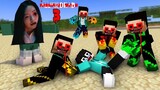 All Of Us Are Dead : Poor Heeko Attacked By Fire, Earth, Wind, Ice Zombie Herobrine - Monster School