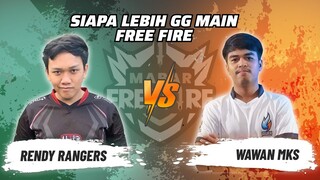 Rendy Ranger vs Wawan MKS: Skill Siapa Lebih GG Main FF? | Mabar Free Fire Match 58 #short