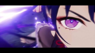 Genshin Impact Traveller vs Baal cutscene