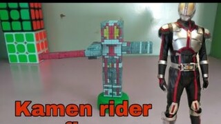 #3 Hướng dẫn làm mô hình Kamen rider faiz bằng giấy || Minecraft || LĐV