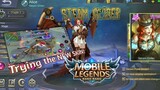 Trying the NEW SKIN, Steam Glider of Alice! Mobile Legends: Bang Bang