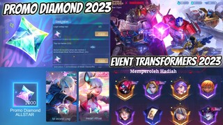 CARA DAPAT 1000 PROMO DIAMOND 2023 DAN SKIN TRANSFORMERS UDAH RILIS LAGI - MLBB