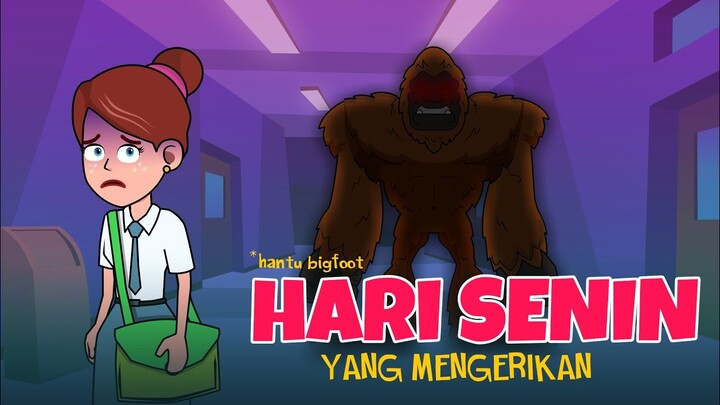 Catatan Horror - Hari Senin Yang Mengerikan - Kartun Horror