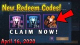 New Redeem Code! (April 16) l Mobile Legends