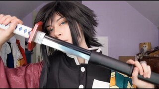 Kimetsu no Yaiba: Tomioka Giyuu Cosplay Makeup Tutorial