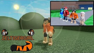 ZelTigerGirl dances Music Make You Lose Control + I met Robotz (Roblox)