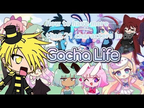How to have more than 21 OCs/characters in Gacha Life [ANDROID ONLY][NOT CLICKBAIT] | GOLDIE GAMING