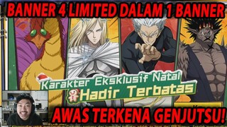 🔥🔥BANNER 120X GACHA JEBAKAN GENJUTSU [4 LIMITED DALAM 1 BANNER] - ONE PUNCH MAN:The Strongest