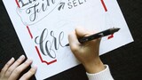 【Life】【English calligraphy】I spent whole day lettering