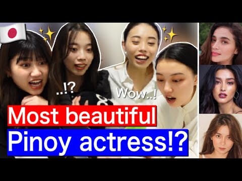 Asking My JAPANESE Friends"Which Pinoy Actress is the most BEAUTIFUL?"