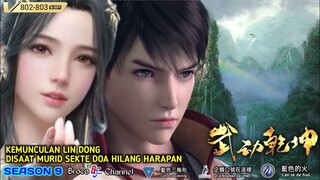 KEMUNCULAN LIN DONG DI SAAT MURID SEKTE DAO HILANG HARAPAN. #802-803 Wu Dong Qian kun