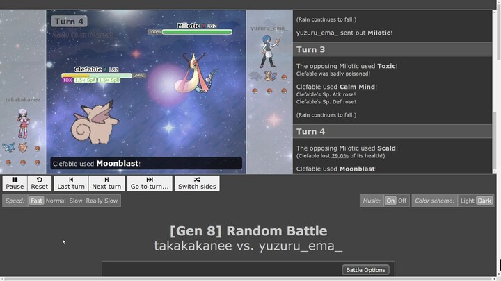 Pokemon Showdown - Just Clefable [RANDOM BATTLE]