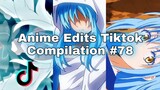Anime Edits Tiktok Compilation #78 | Tensei shitara Slime Datta Ken Edits Compilation