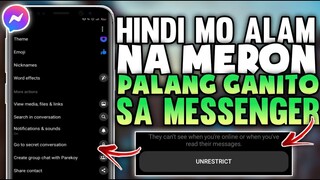 TOP 5 MESSENGER FEATURES!! NA HINDI MO ALAM NA MERON PALA SA MESSENGER MO - Hidden Features