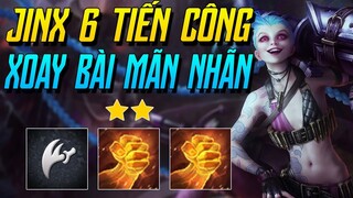 (ĐTCL) GIÁO ÁN JINX 6 TIẾN CÔNG TÁI CHẾ XOAY BÀI ĐỈNH CAO ẴM TOP 1 CỰC THUYẾT PHỤC! | iLoda