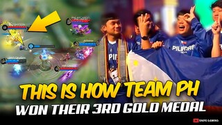 THIS is HOW TEAM PH SECURES, IT's 3rd GOLD MEDAL in SEA GAMES . . . 🏆