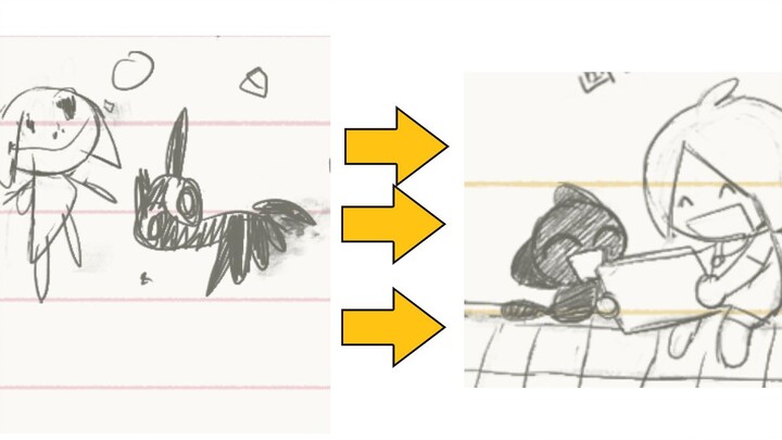 【罗小黑战记】小白的画技进步有多快？？？