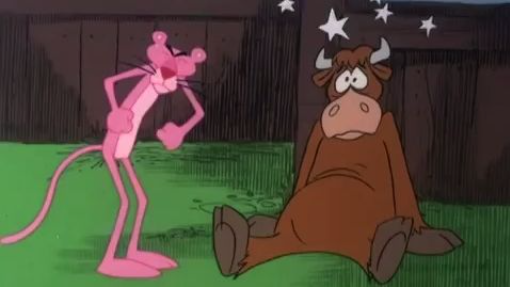 The Pink Panther in -Cat and the Pinkstalk