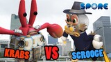 Mr Krabs vs Scrooge McDuck | SPORE