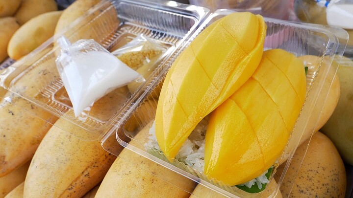 Sweet Mango Sticky Rice | Thai Street Food
