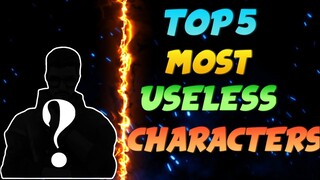 MOST USELESS CHARACTERS OF FREEFIRE//GARENA FREEFIRE//#Gwmanish #swam #freefirefacts