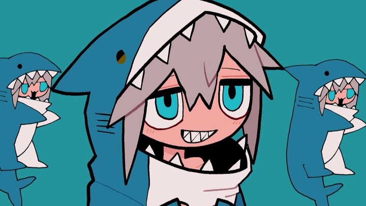 I love shark teeth girl