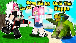 MỀU THỬ THÁCH 24 GIỜ GIẢI CỨU THỦY QUÁI KAPPA TRONG MINECRAFT*REDHOOD BẮT ĐƯỢC QUÁI THÚ RÙA KAPPA PE