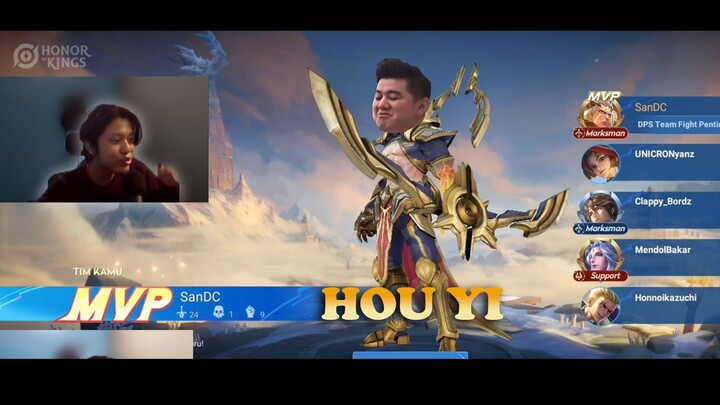 DPS HOU YI SAKIT BANGETT !!! | HONOR OF KINGS GAMEPLAY