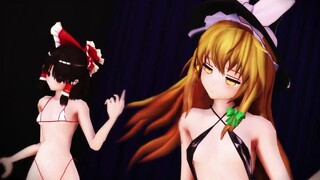 【东方MMD】灵梦和魔理沙的GLIDE