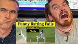 Weird Cricket SHOTS | Funny Batting Fails | Unorthodox Shots in Cricket History | REACTION!!
