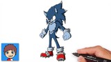 Cara Menggambar Sonic Serigala dengan Mudah – Sonic the Werehog