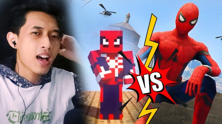 Spiderman Minecraft VS Spiderman GTA 5 VS Spiderman GTA San Andreas
